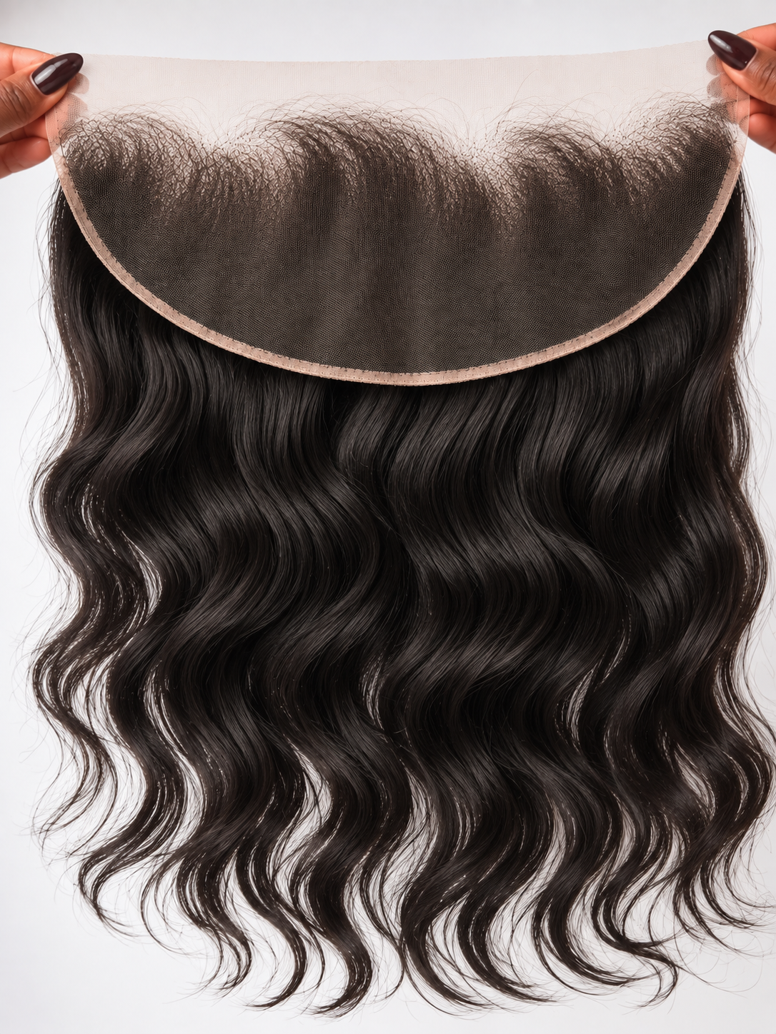 Lace frontale curly 13x6 HD - Raw Hair India